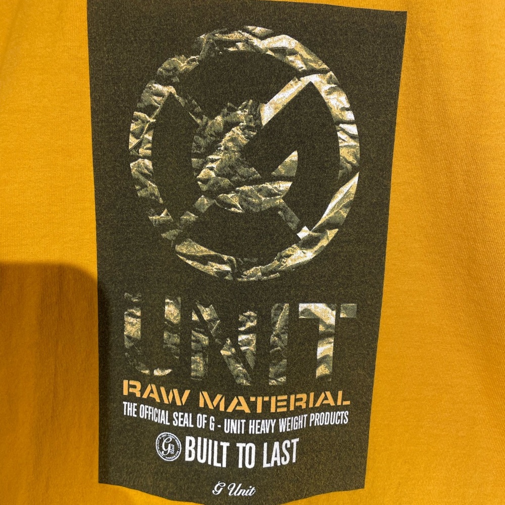 G-Unit Yellow Tshirt Size L